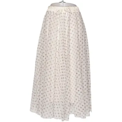 Tylnederdel (Hvid, Beige) fra Reunion Elastan, Polyester, Viscose
