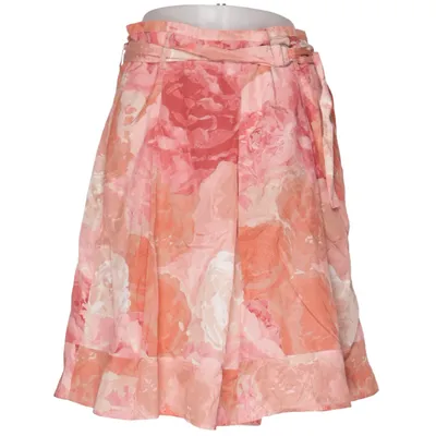 Jupe (Rose, Multicolore) de Turnover Acétate, Coton, Viscose