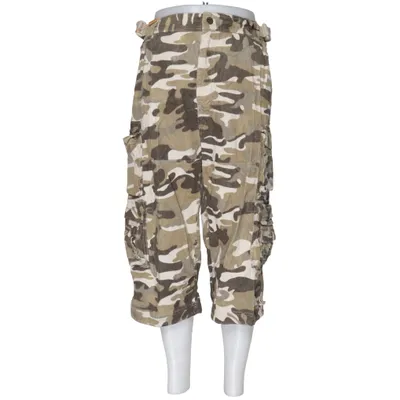 Dreiviertelhose (Grün, Beige, Braun) von VT Fashion Baumwolle
