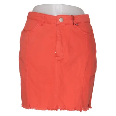 Jeanskjol (Röd) från New Look Denim Bomull, Polyester