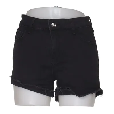 Denim shorts (Zwart) van Broken Arrow Katoen, Elastaan