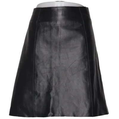 Lædernederdel (Sort) fra Selected Femme Læder, Polyester