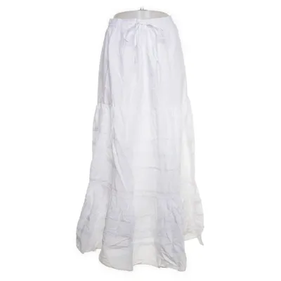 Långkjol (Vit) från Gina Tricot Bomull