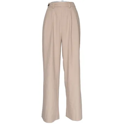 Pantalon patte d'éléphant (Beige) de Stradivarius