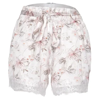 Pajama shorts (White, Pink) from Buch Copenhagen Cotton, Polyester
