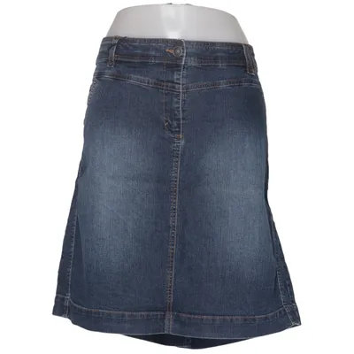 Jupe en jean (Bleu) de Canda Coton, Élasthane, Polyester