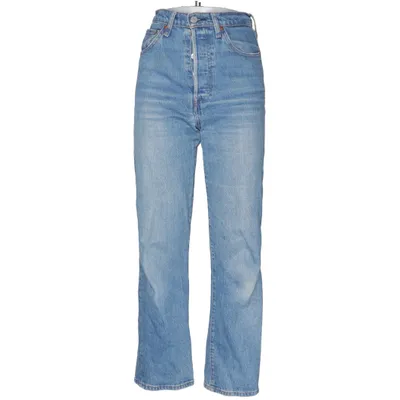 Jeans (Ribcage Straight Ankle) från Levi's Premium Bomull, Elastan