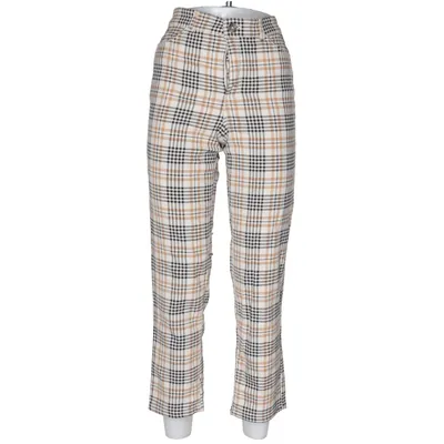 Pants (Beige, Multicolored) from Monki Cotton, Elastane, Polyester, Viscose