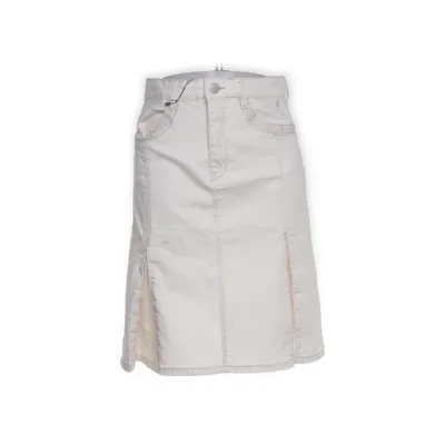 Jeanskjol (Beige) från Flash Woman Bomull, Elastan, Polyester