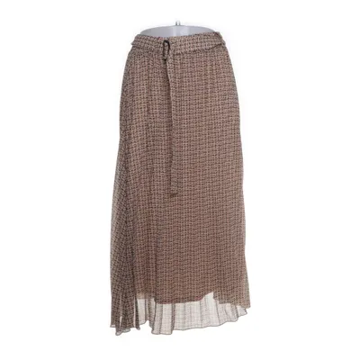 Skirt (Beige, Multicolored) from Lovie&Co Elastane, Polyester