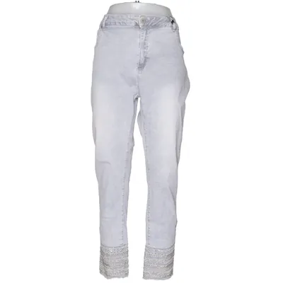 Spijkerbroek (Grijs) van Fashion Jeans Katoen, Elastaan