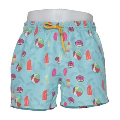 Badeshorts (Blå, Flerfarvet) fra Le Breve