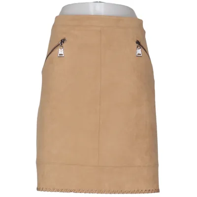 Skirt (Beige) from Fuego Woman Elastane, Polyester