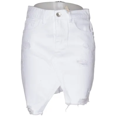 Jupe en jean (Blanc) de Monday Premium Coton