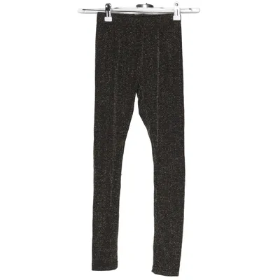 Leggings (Black, Gold) from Mywear Young Elastane, Polyamide