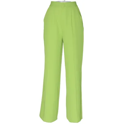 Pantalon patte d'éléphant (Vert) de Maraislise Polyester