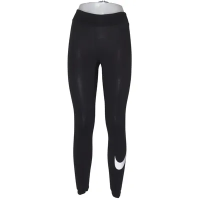 Træningsleggings (Sort, Hvid) fra Nike Bomuld, Elastan, Polyester