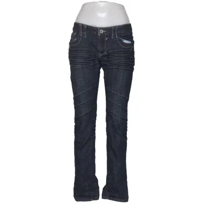 Jeans (Blå) fra Kiss me Bomuld, Elastan, Polyester