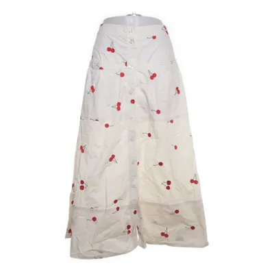 Maxi skirt (White, Red) from Lovechild Cotton