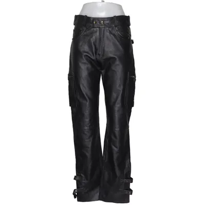 Motorcycle pants (Black) from 4Bikers Leather, Polyester