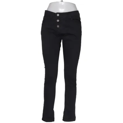 Jeans (Sort) fra Please Vintage Glam Bomuld, Elastan