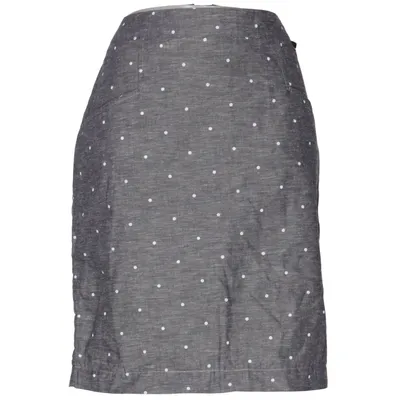 Skirt (Gray, White) from Jack Murphy Cotton, Linen, Polyester