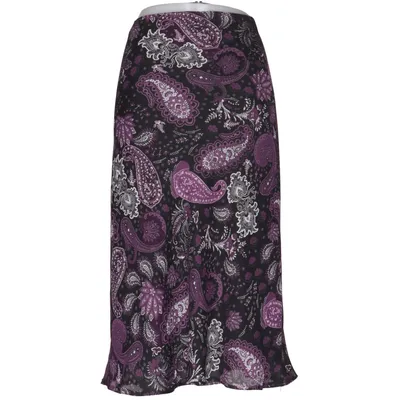 Skirt (Black, Purple) from Canda C&A Polyester