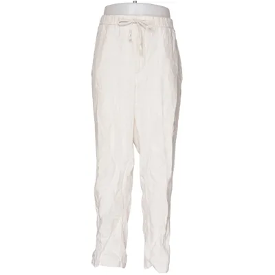 Bukser (Beige) fra H&M Man Linned, Polyester, Bomuld