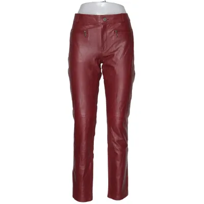 Læderbukser (Rød) fra Sara Kelly by Ellos Læder, Polyester