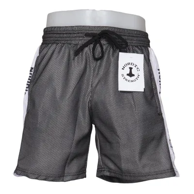 Basketbal shorts (Zwart, Wit) van Nordic Strength Polyester