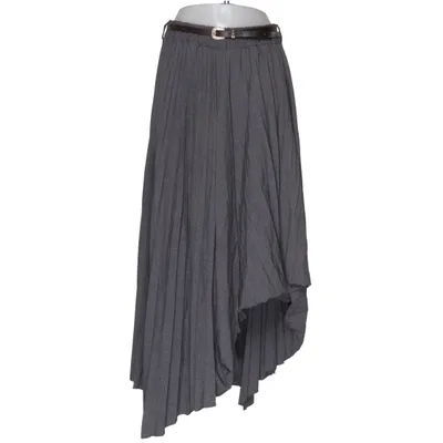 Långkjol (Grå) från Adele Altman Elastan, Polyester, Viskos