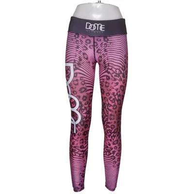 Sportleggings (Roze, Zwart) van Dome Fitness Elastaan, Polyester