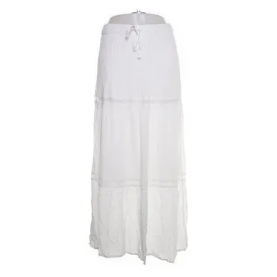 Långkjol (Vit) från Blue Motion Polyester, Viskos