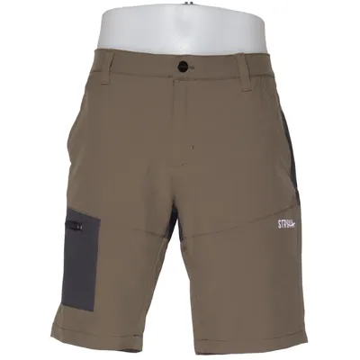 Short d'extérieur (Vert, Noir) de Strøva Élasthane, Polyester
