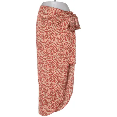 Wrap skirt (Red, Beige) from Never Fully Dressed Polyester
