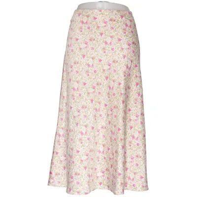 Maxi rok (Wit, Roze, Groen) van YAS Elastaan, Gerecycled polyester