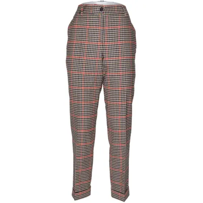Pantalon de costume (Beige, Noir, Rouge) de Parosh Élasthane, Laine