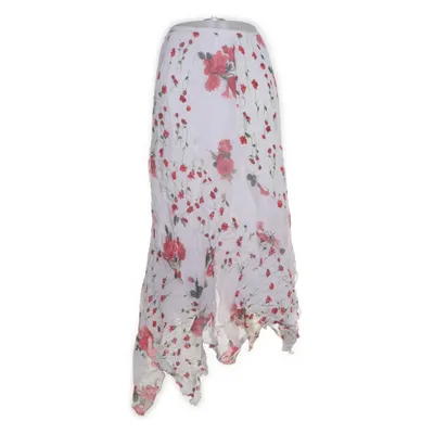 Maxi skirt (White, Multicolored) from Lecomte Viscose