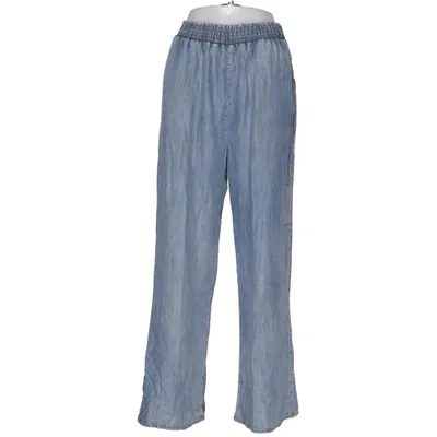 Pantalon patte d'éléphant (Bleu) de Velvet Heart Coton, Tencel