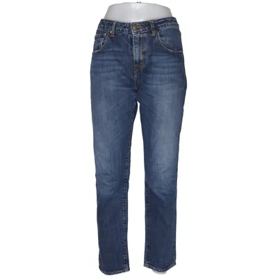Jeans (Blue) from True NYC Cotton, Leather, Polyester