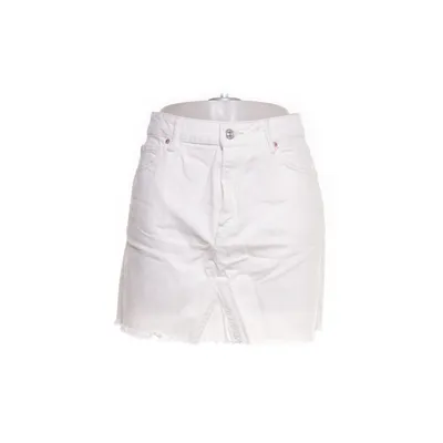 Jeanskjol (Vit) från Mango Denim Ekologisk bomull