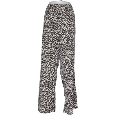Palazzo broek (Zwart, Wit) van Deeluxe Elastaan, Polyester