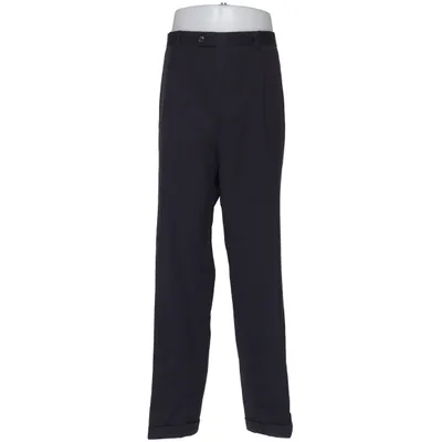 Kostuumbroek (Zwart) van Cavaliere of Sweden Viscose, Wol