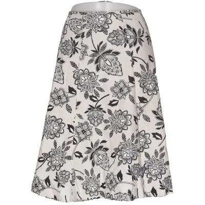 Skirt (Beige, Black) from M&Co Linen, Viscose
