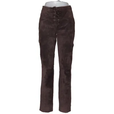 Läderbyxor (Brun) från Snap Shot Polyester