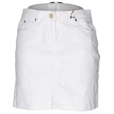 Jeanskjol (Vit) från Tommy Hilfiger Bomull