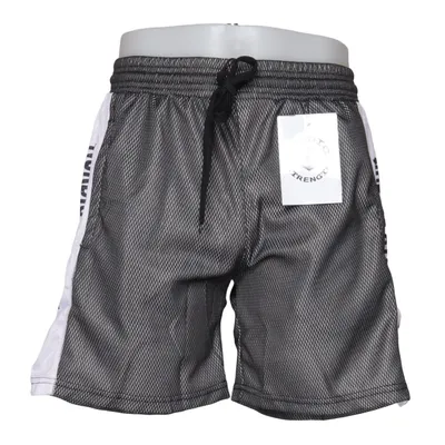 Basketbal shorts (Zwart, Wit) van Nordic Strength Polyester