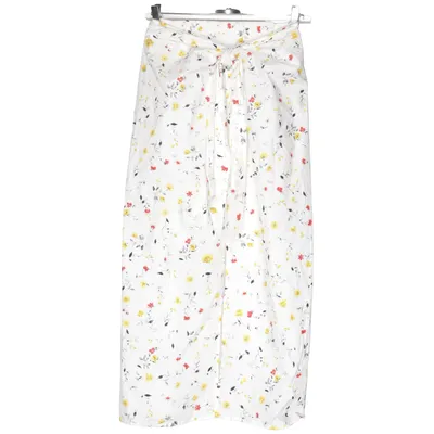 Maxi skirt (White, Multicolored) from Ganni Cotton