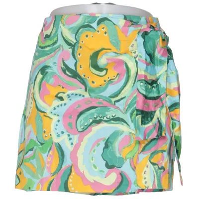 Wrap skirt (Multicolored) from Mango Cotton, Elastane
