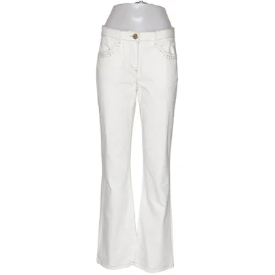 Jeans (White) from Ricarda M Cotton, Elastane